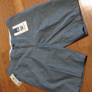 Men's Dockers Perfect Shorts Classic Fit, Chambray Blue, Size 33